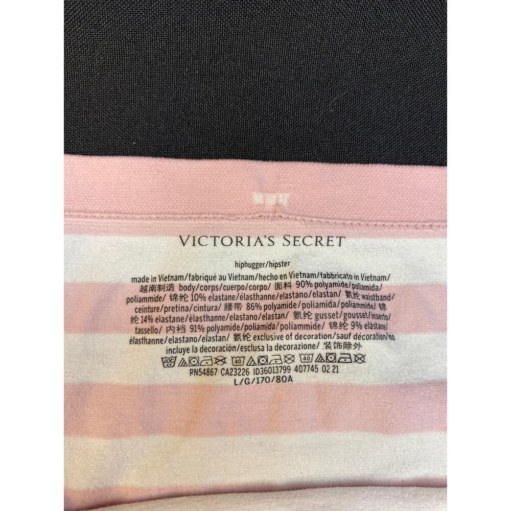 VICTORIAS SECRET PANTIES 3 Pair Hiphugger Hipster Lace Lot Size Large - Picture 6 of 11